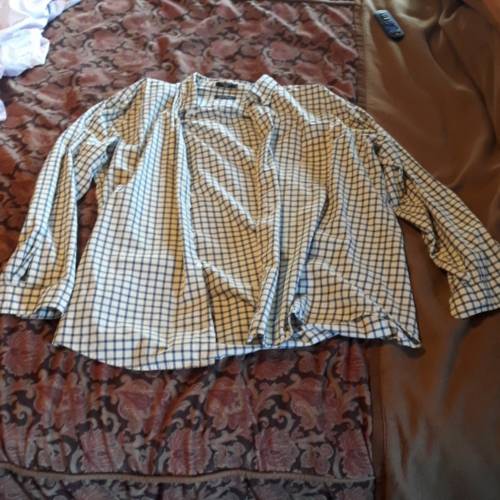Plus size mens dress shirt.
